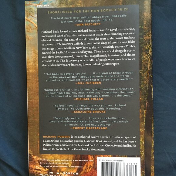 The Overstory, a novel by Richard Powers (softcover book) - Picture 3 of 3